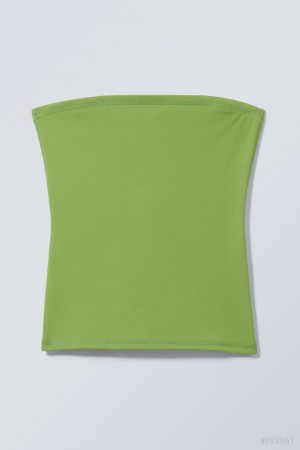 Weekday Act Tube Top Green | GVUO7315