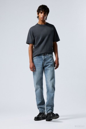 Weekday Barrel Relaxed Tapered Jeans Blue | WVEA0020