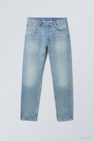 Weekday Barrel Relaxed Tapered Jeans Blue | IUDJ1459