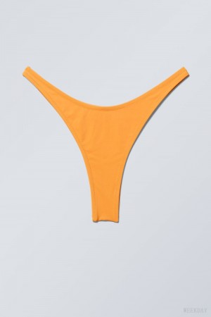 Weekday Brazilian Mini Bikini Bottom Mango | OYPL2451