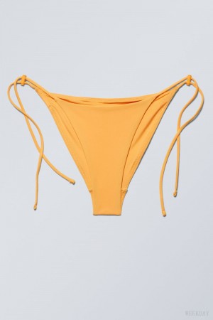 Weekday Drawstring Bikini Bottoms Mango | UVSJ6680