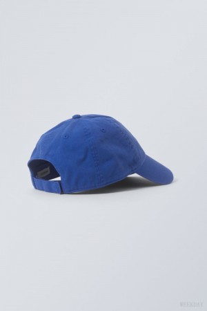 Weekday Essential Washed Cap Deep Blue | VBAG6748