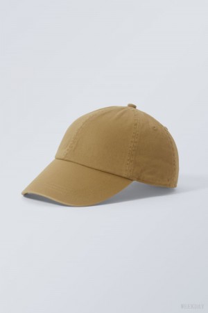 Weekday Essential Washed Cap Desert | XDYD4739