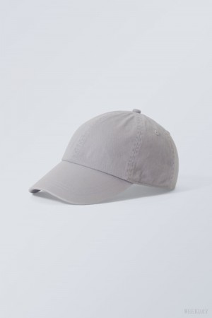 Weekday Essential Washed Cap Grey | MIND7610