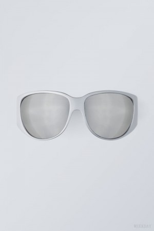 Weekday Fare Sunglasses Silver | PWKO4895