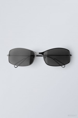 Weekday Flash Sunglasses Black | WKHK4621