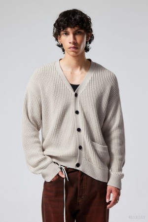 Weekday Jonas Regular Cardigan Beige | PCFR3004