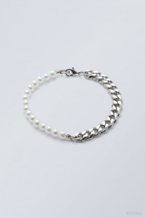 Weekday Kevin Bracelet Silver | KTCK1016