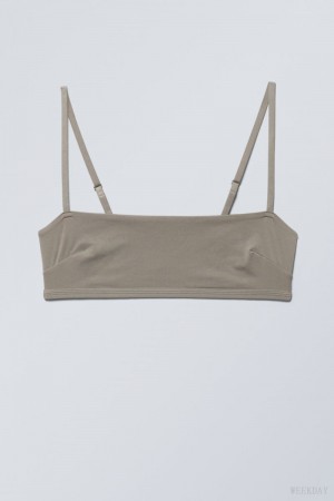 Weekday Soul Soft Bra Bra Dusty Mole | CCDX7931