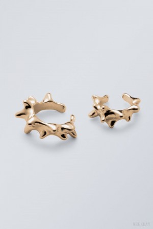 Weekday Spike Earcuffs Gold | SHIS4654