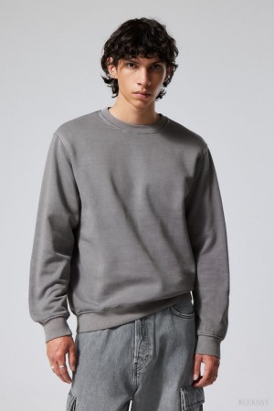 Weekday Standard Midweight Sweatshirt Grey | SNJZ9097