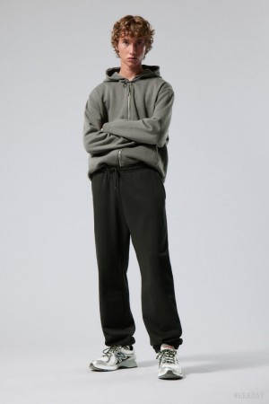 Weekday Standard Sweatpants Black | AJTG5917