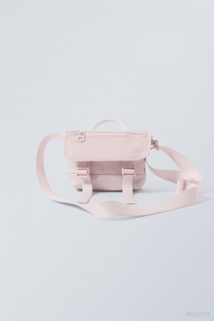 Weekday Tiny Messenger Bag Pink | KQTV7953