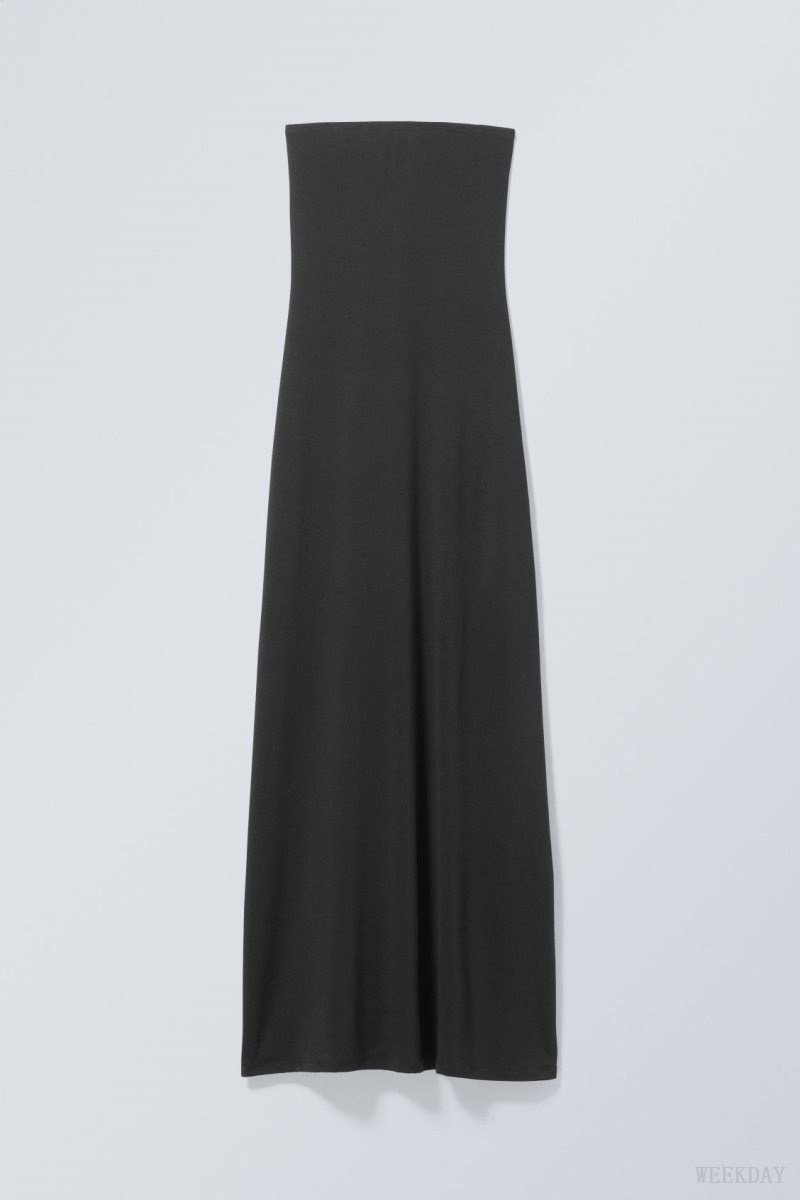 Weekday Act Tube Dress Black | GWKD2866