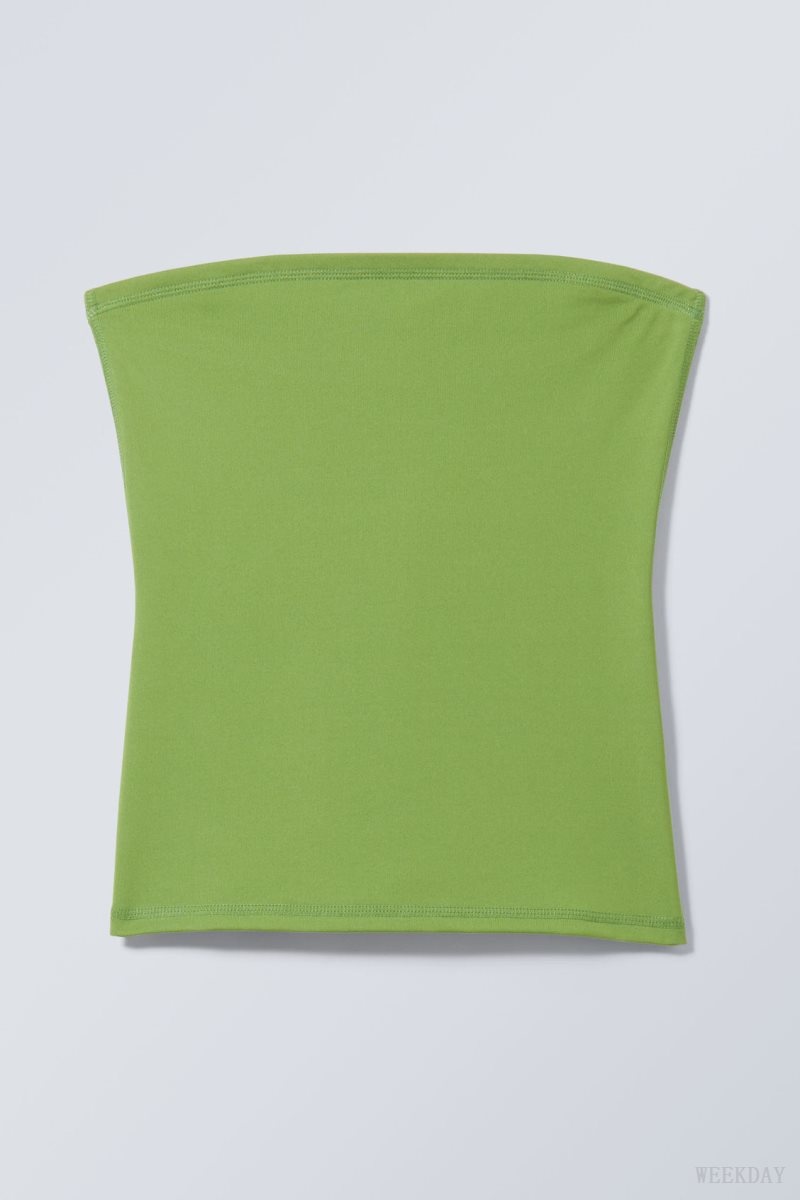 Weekday Act Tube Top Green | GVUO7315