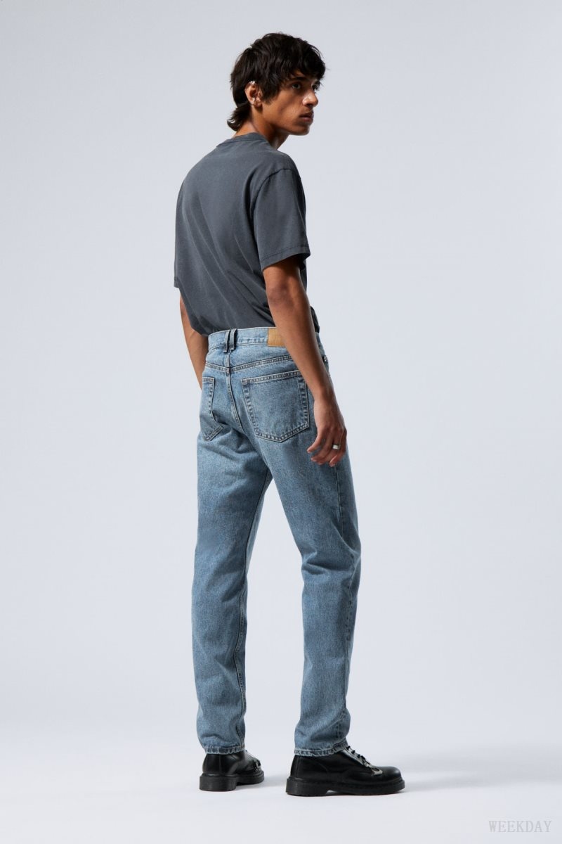 Weekday Barrel Relaxed Tapered Jeans Blue | WVEA0020