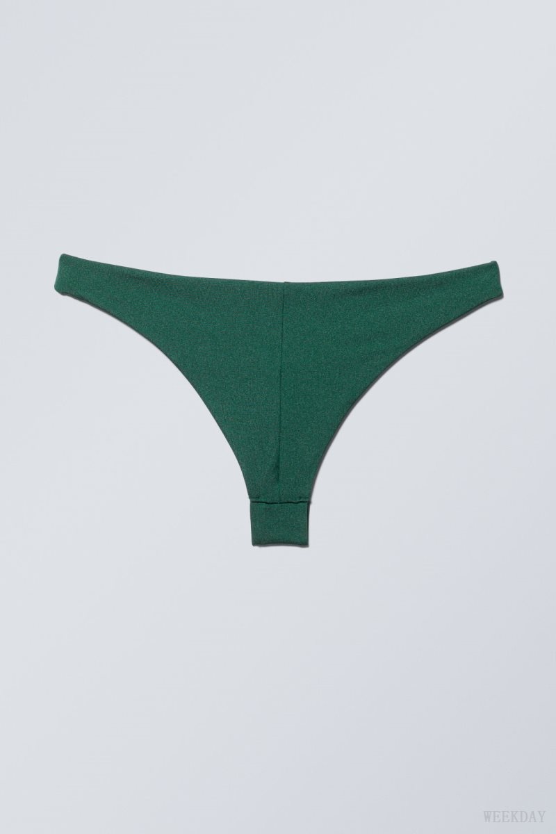 Weekday Brazilian Bikini Bottoms Green | FUGR2990