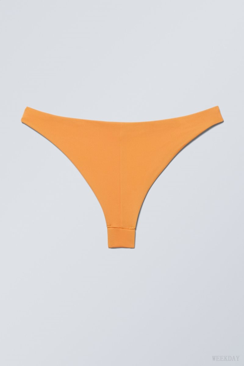 Weekday Brazilian Bikini Bottoms Mango | SDKW9469