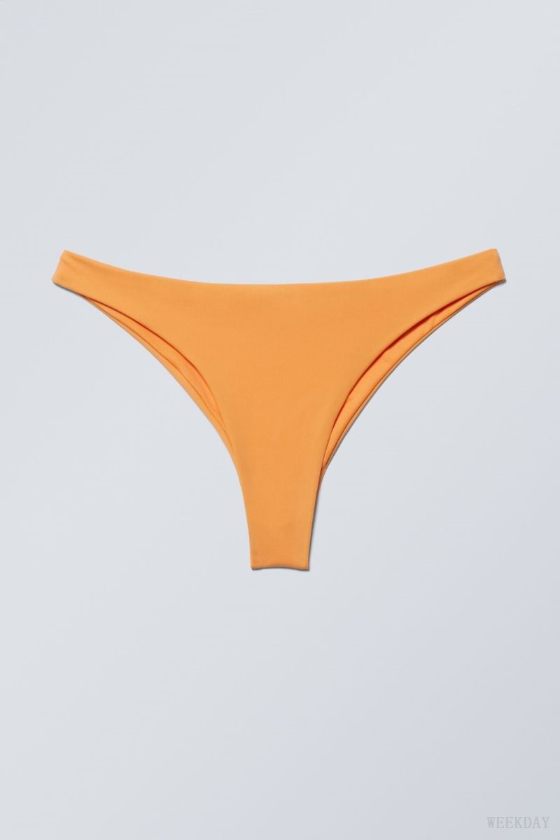 Weekday Brazilian Bikini Bottoms Mango | SDKW9469