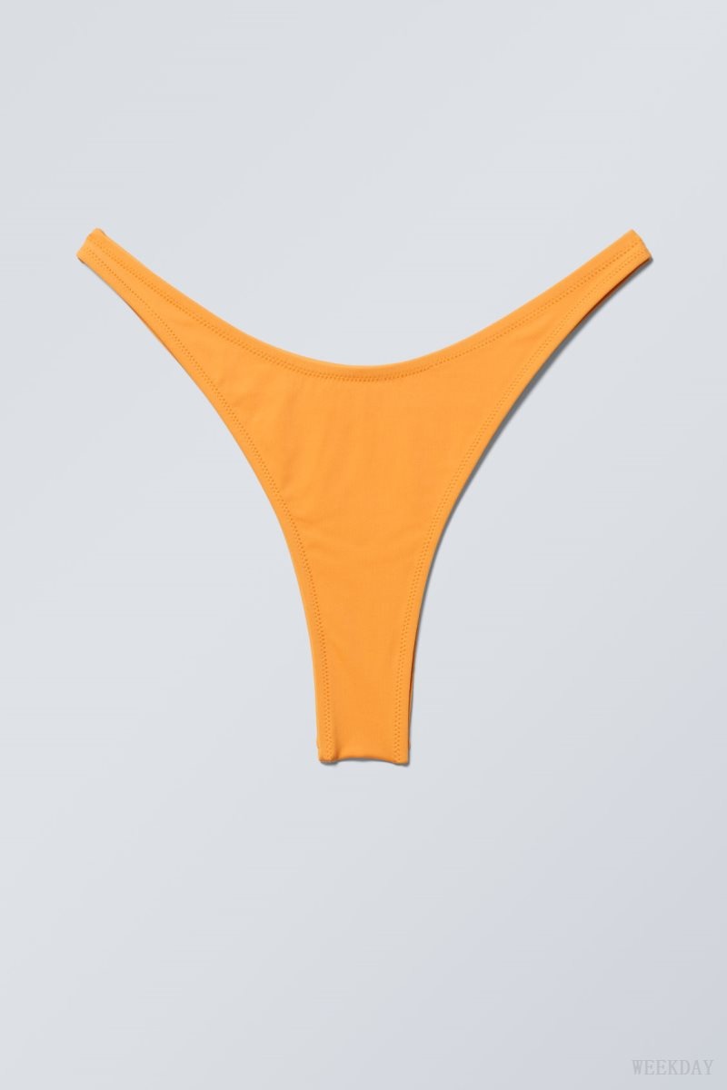 Weekday Brazilian Mini Bikini Bottom Mango | OYPL2451