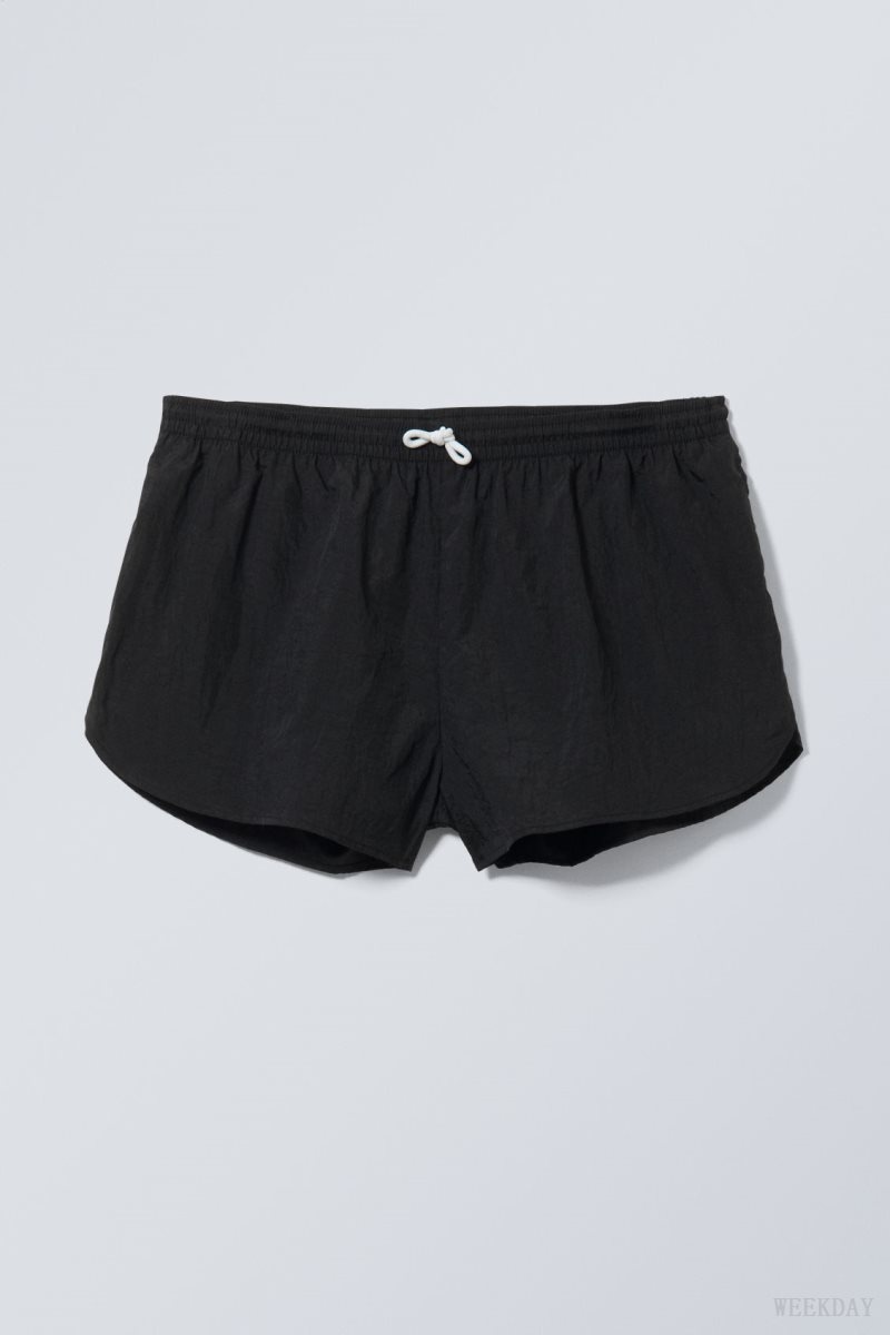 Weekday Chip Swim Shorts Black | SEPR8092