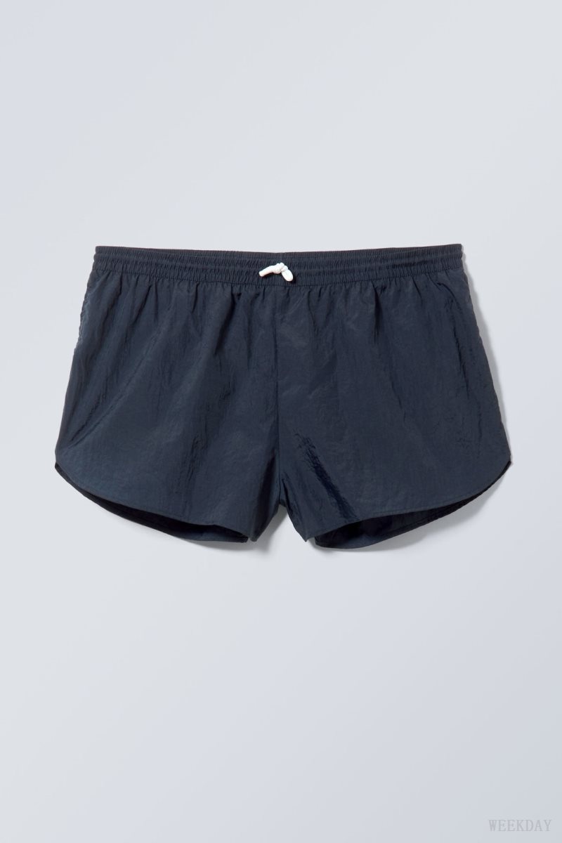 Weekday Chip Swim Shorts Dark Blue | SBHB5306