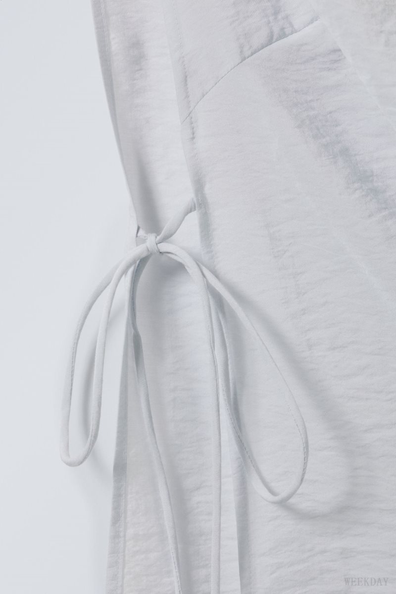 Weekday Cintia Tank Top Light Grey | QXYY4334