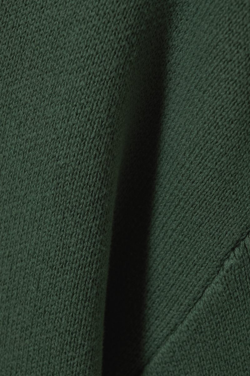 Weekday Cypher Oversized Sweater Dark Green | VQBJ5167