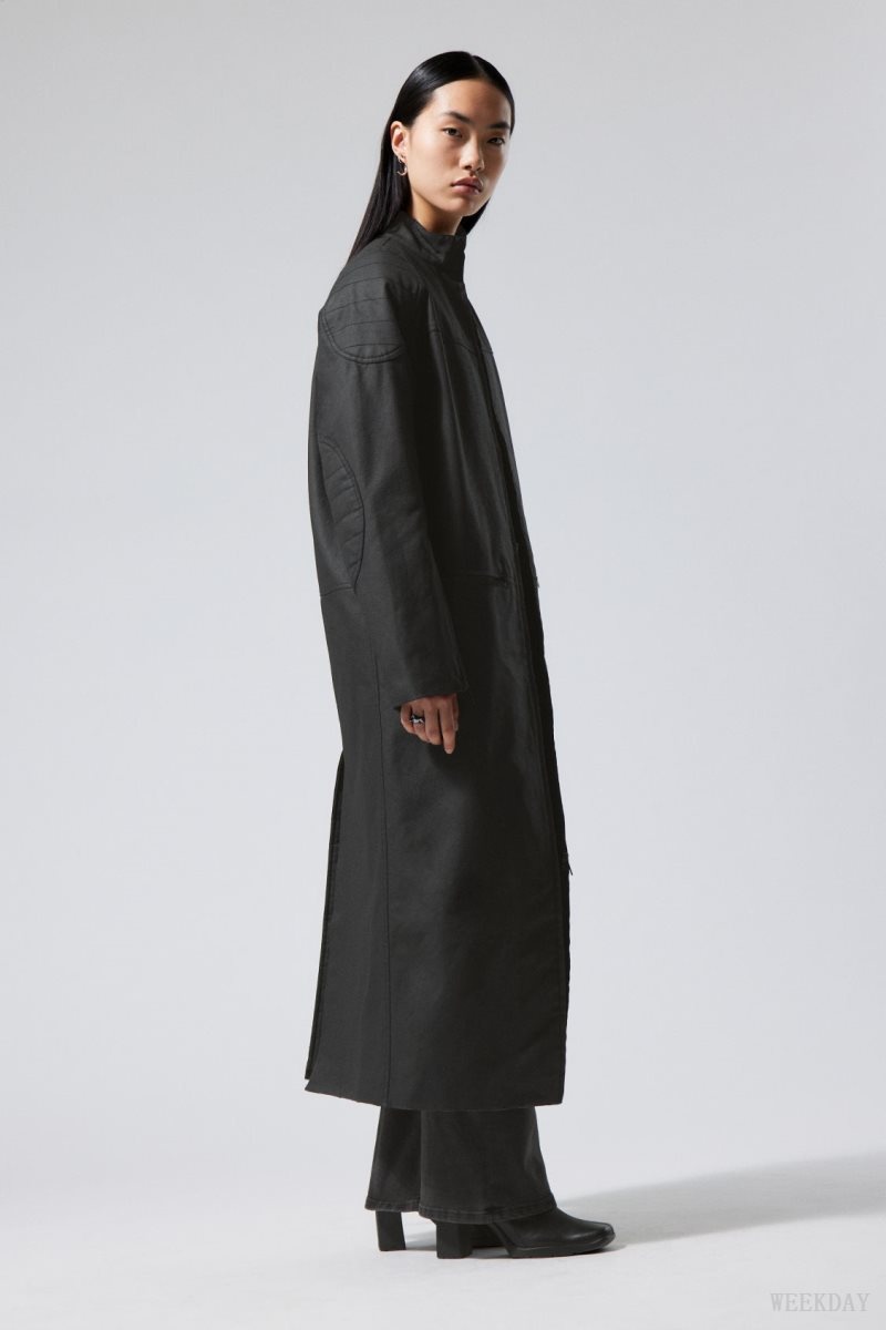 Weekday Dena Biker Coat Black | ONYM1971