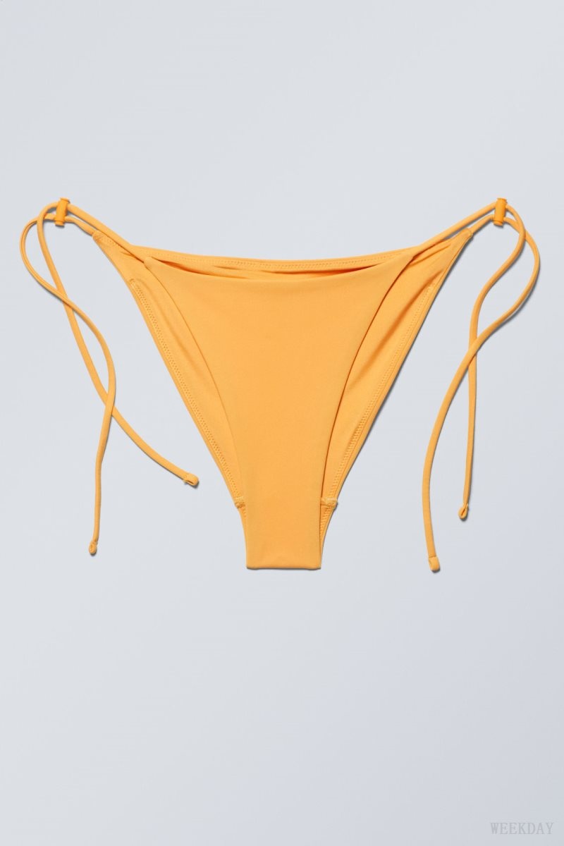 Weekday Drawstring Bikini Bottoms Mango | UVSJ6680