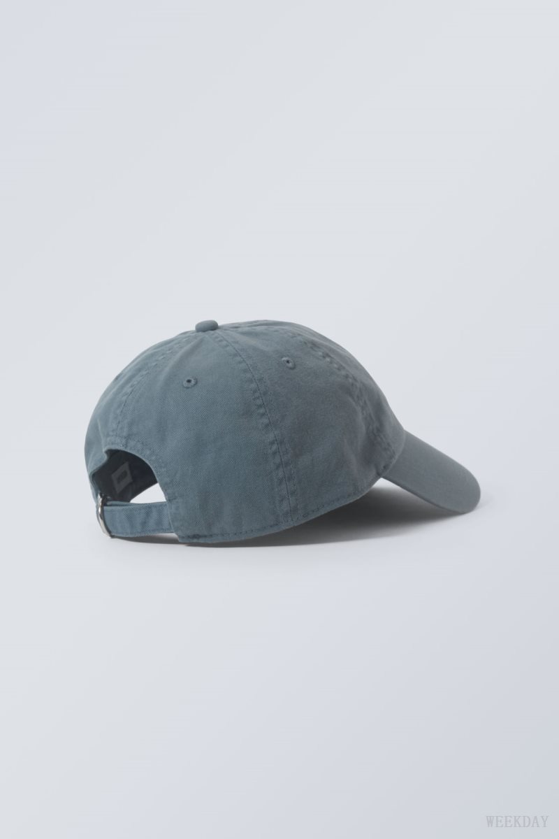 Weekday Essential Washed Cap Blue | ATKT0001