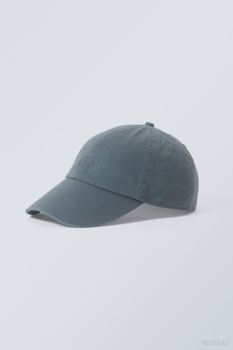 Weekday Essential Washed Cap Blue | ATKT0001