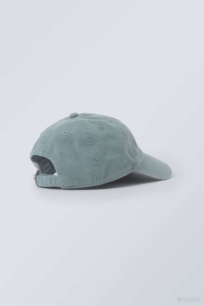 Weekday Essential Washed Cap Blue | COLL9115