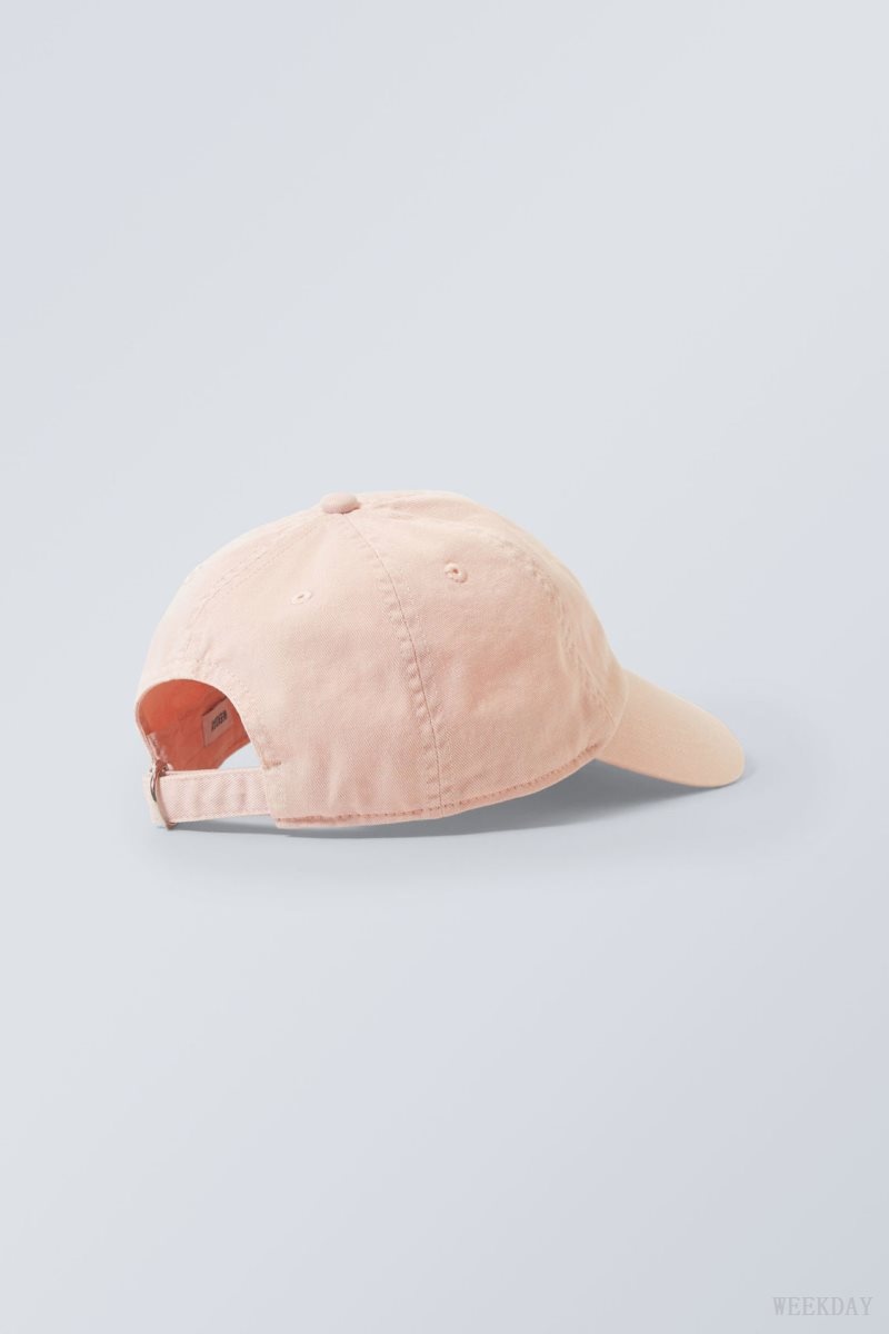 Weekday Essential Washed Cap Pink | ZBXD6070