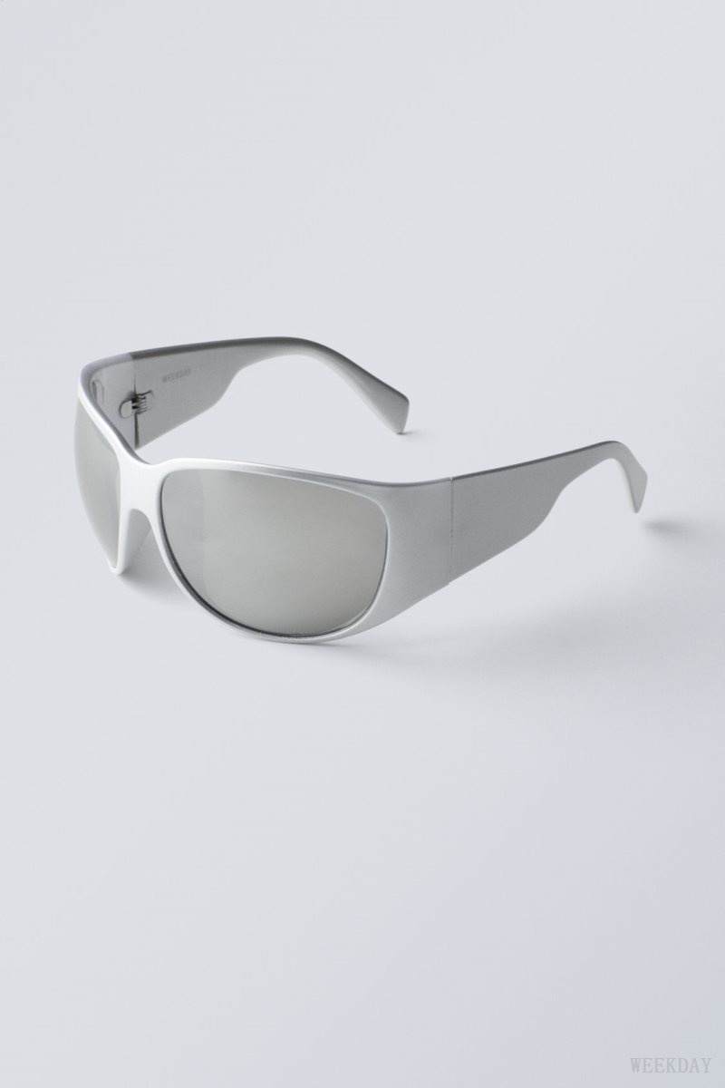 Weekday Fare Sunglasses Silver | PWKO4895