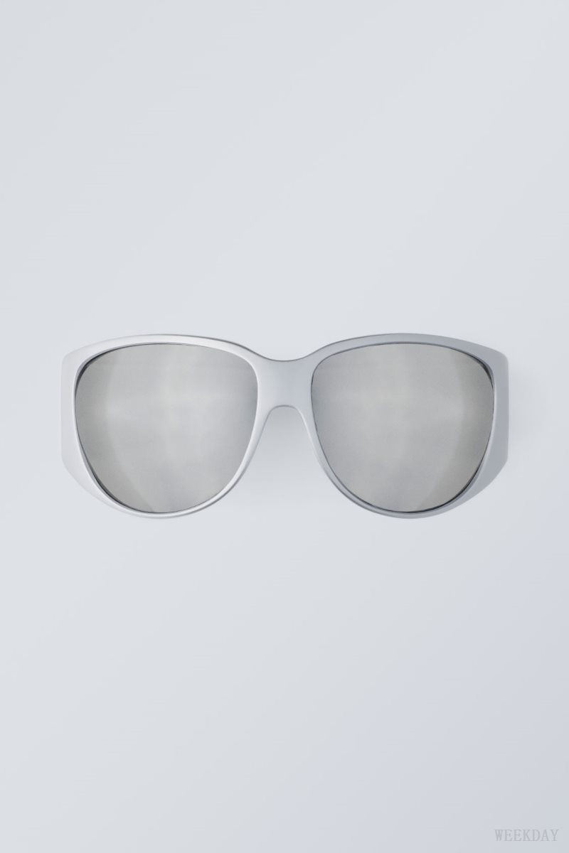 Weekday Fare Sunglasses Silver | SDWI9226