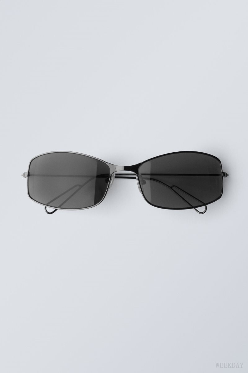 Weekday Flash Sunglasses Black | EFEL1429