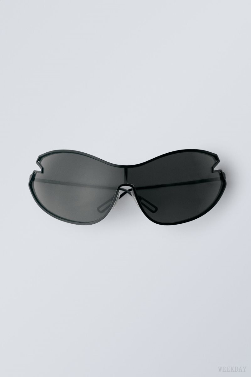 Weekday Fly Sunglasses Black | ADBK9202