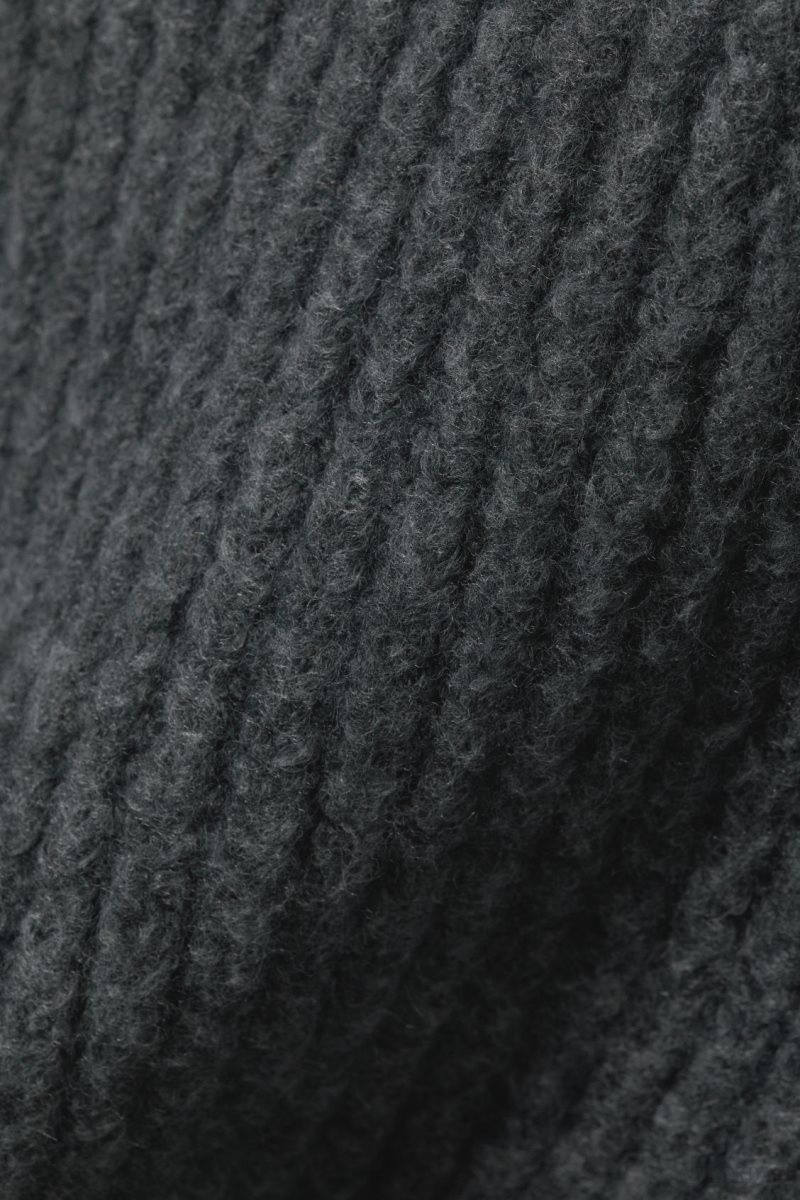 Weekday Ivy Knit Sweater Dark Grey | AFTG5040