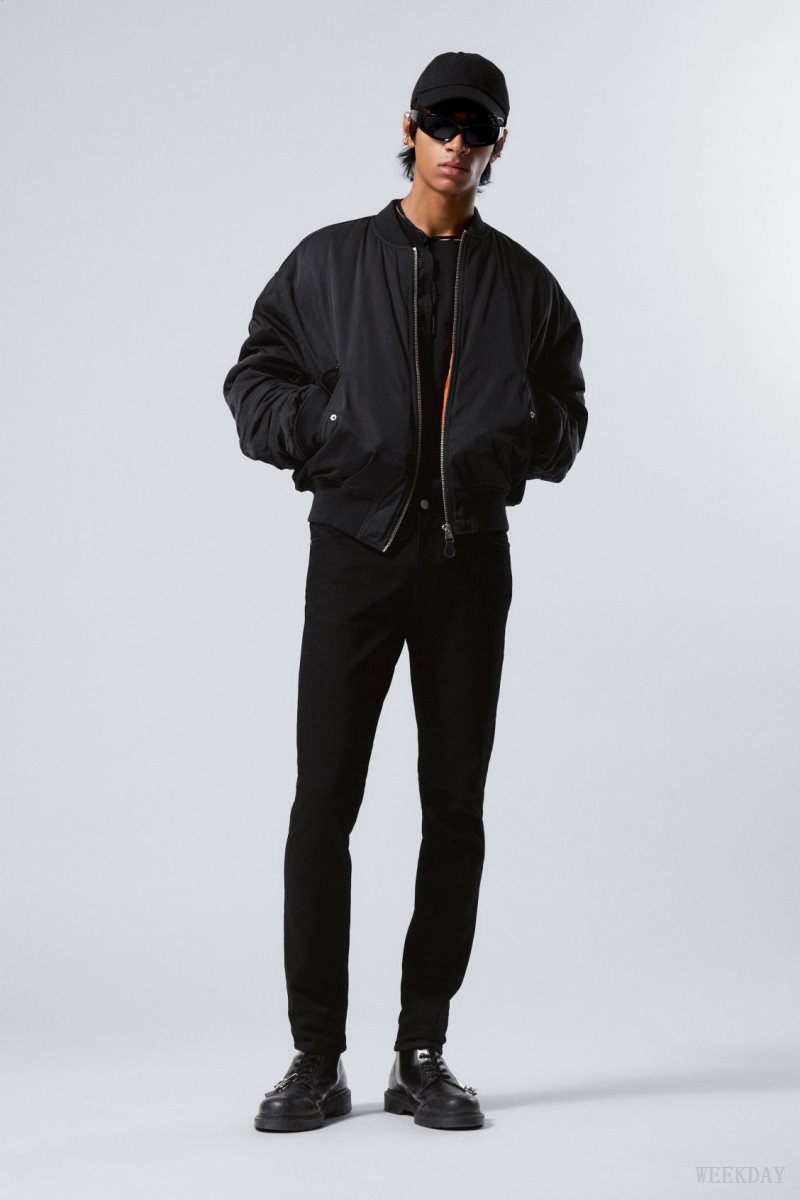 Weekday Jon Bomber Jacket Black | OIFY6613