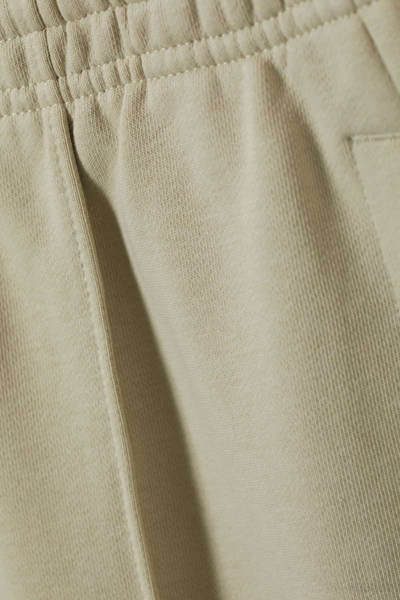 Weekday Ken Terry Lightweight Shorts Khaki | IXDN7288