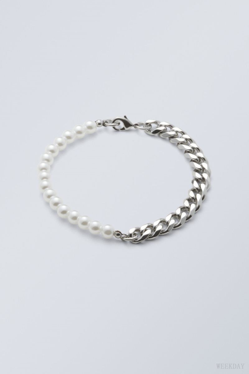 Weekday Kevin Bracelet Silver | KTCK1016