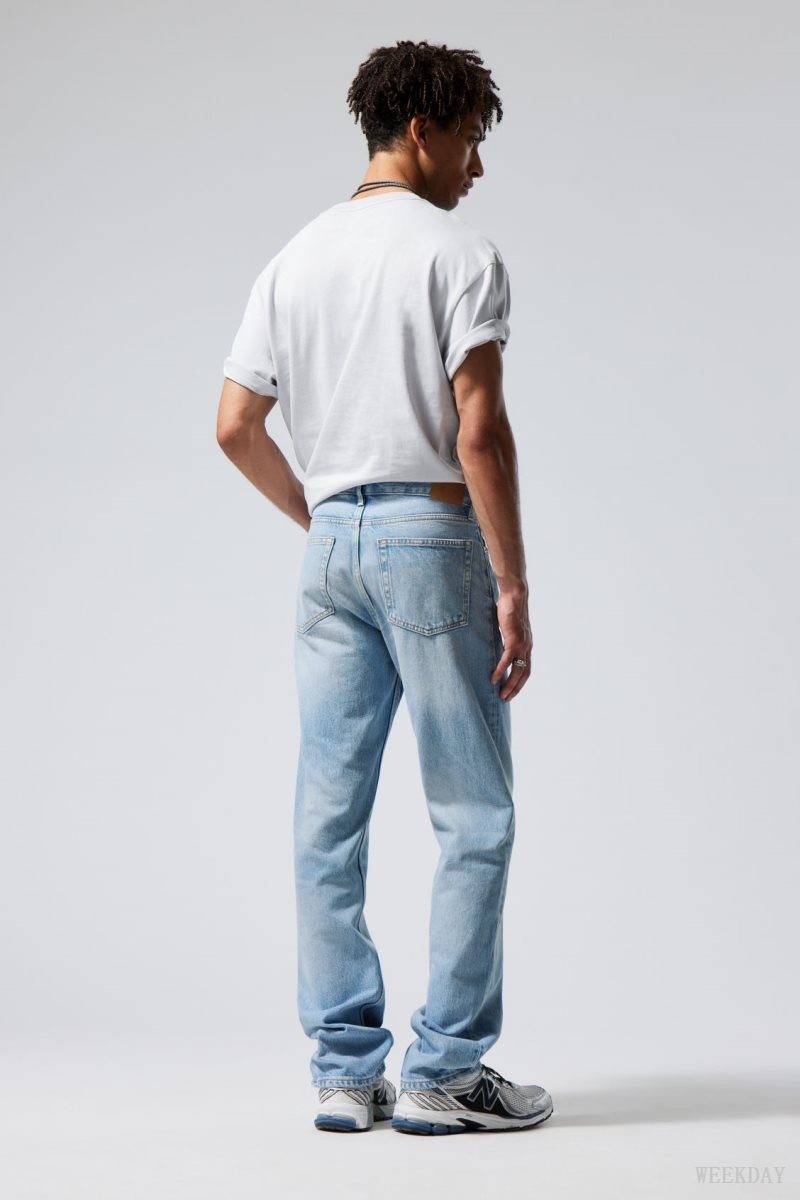 Weekday Klean Regular Straight Jeans Blue | NSYV4836