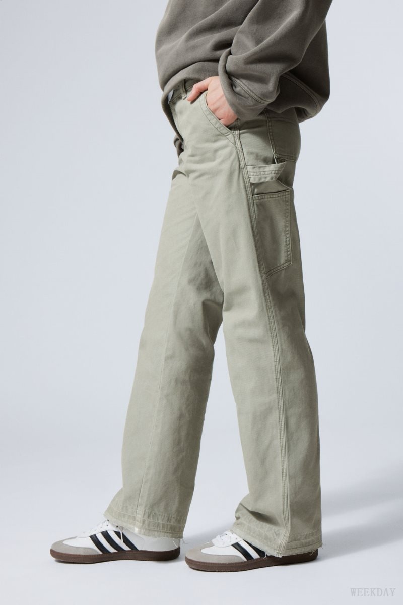 Weekday Mace Carpenter Trousers Grey | GYGF0921