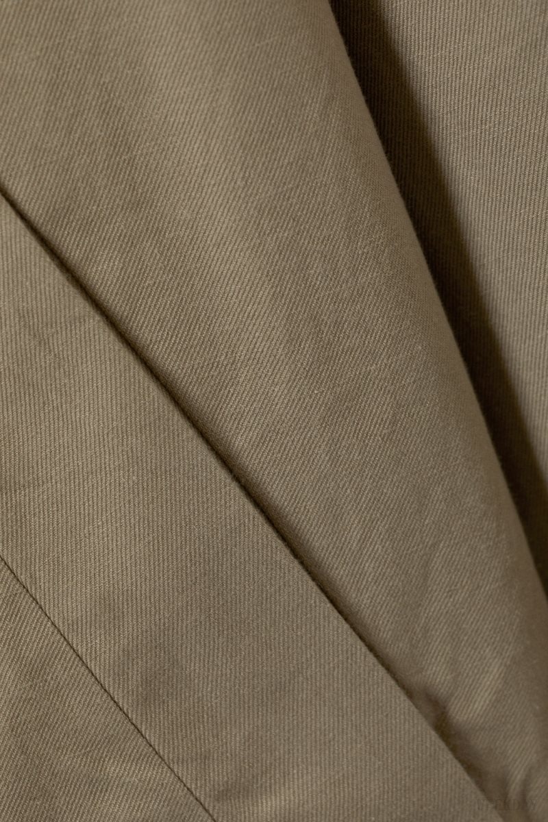 Weekday Martin Linen Jacket Dark Beige | JQOY0861