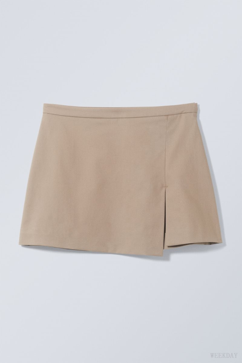 Weekday Mel Mini Skirt Mole | XALE6432