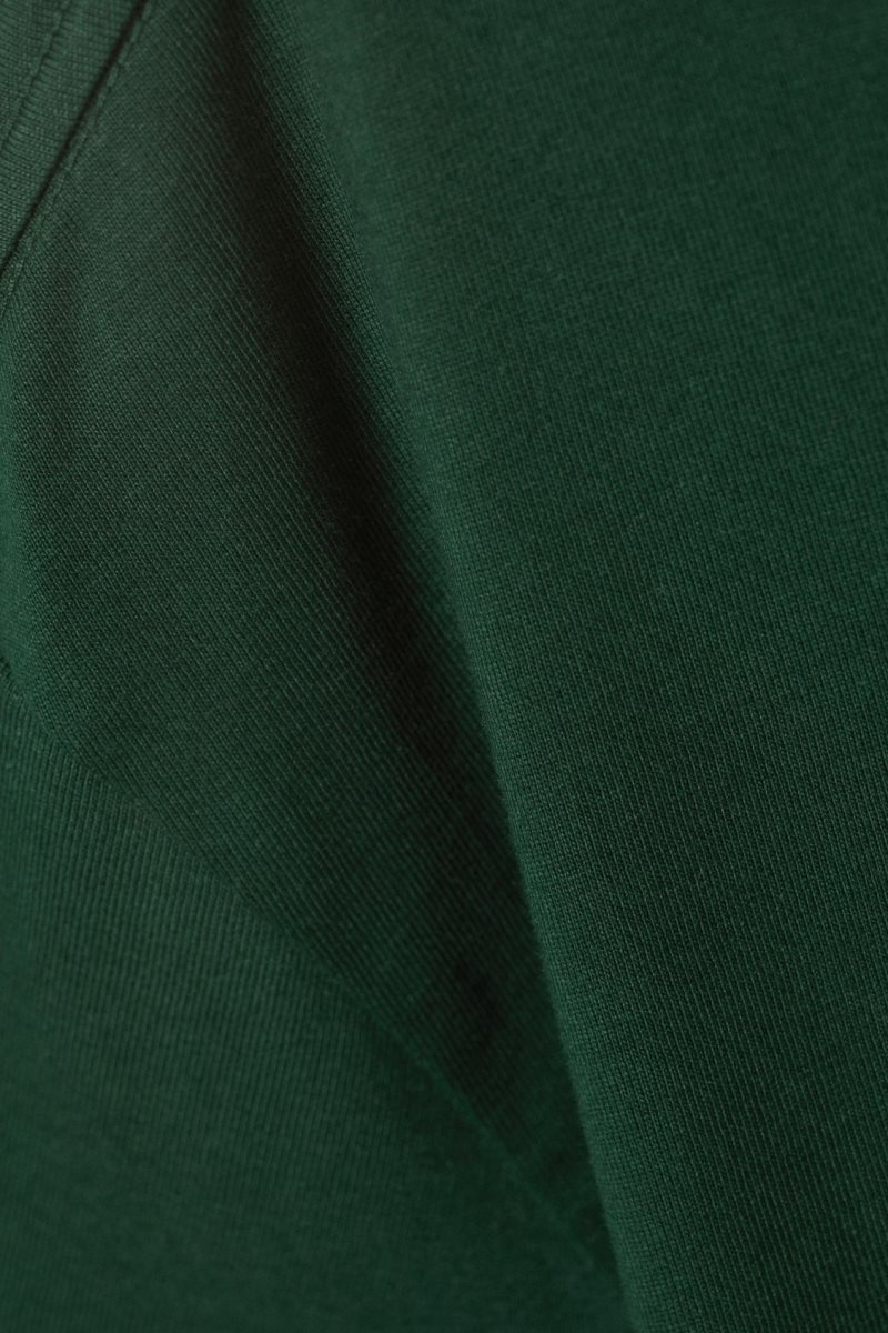 Weekday Oversized Heavyweight T-shirt Dark Green | KZPH0485