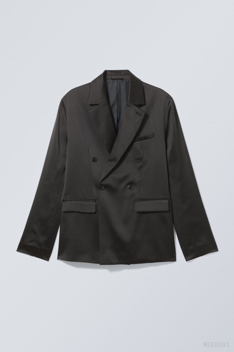 Weekday Roberto Regular Blazer Black | ZORA2066