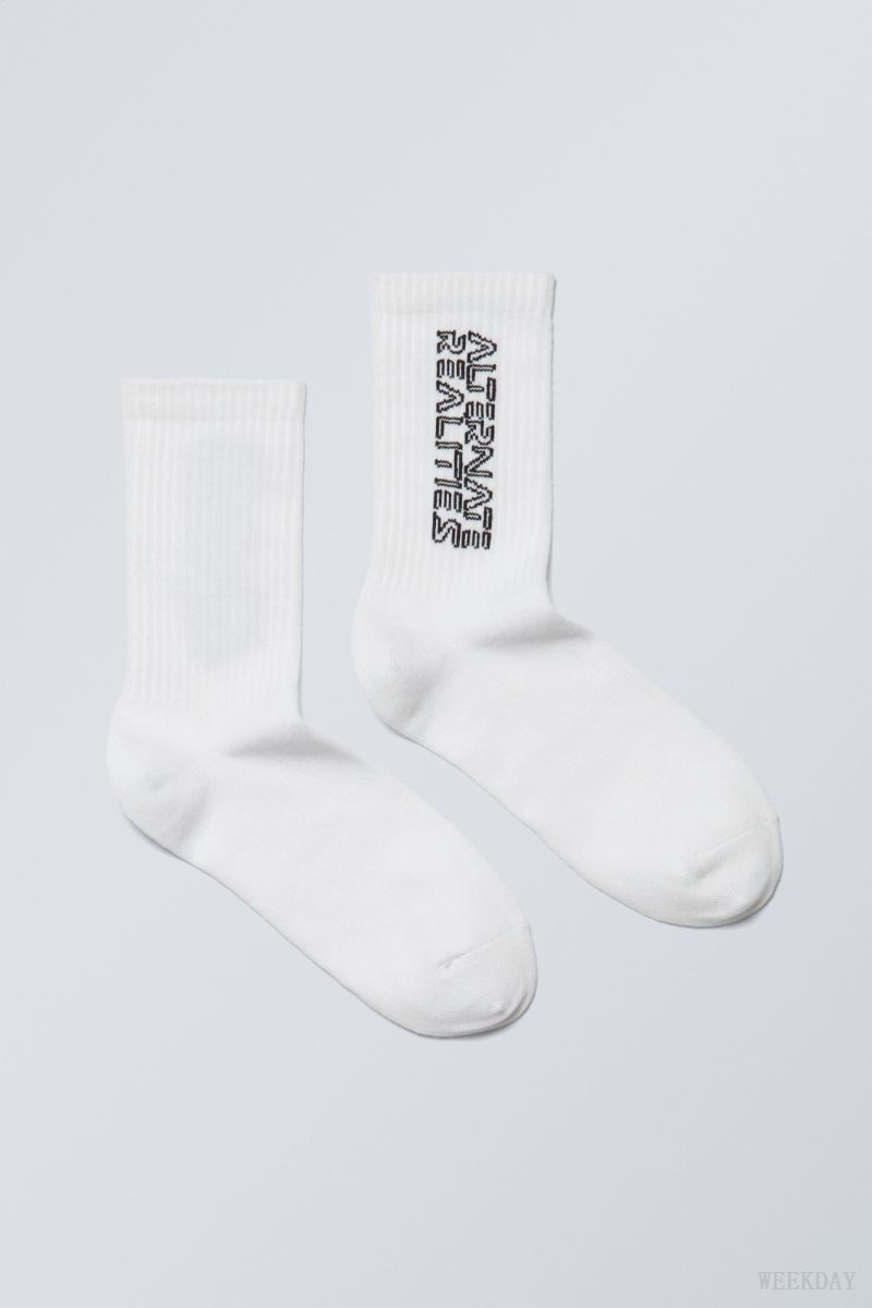 Weekday Sport Printed Socks Alternate Realities | FHTZ5057