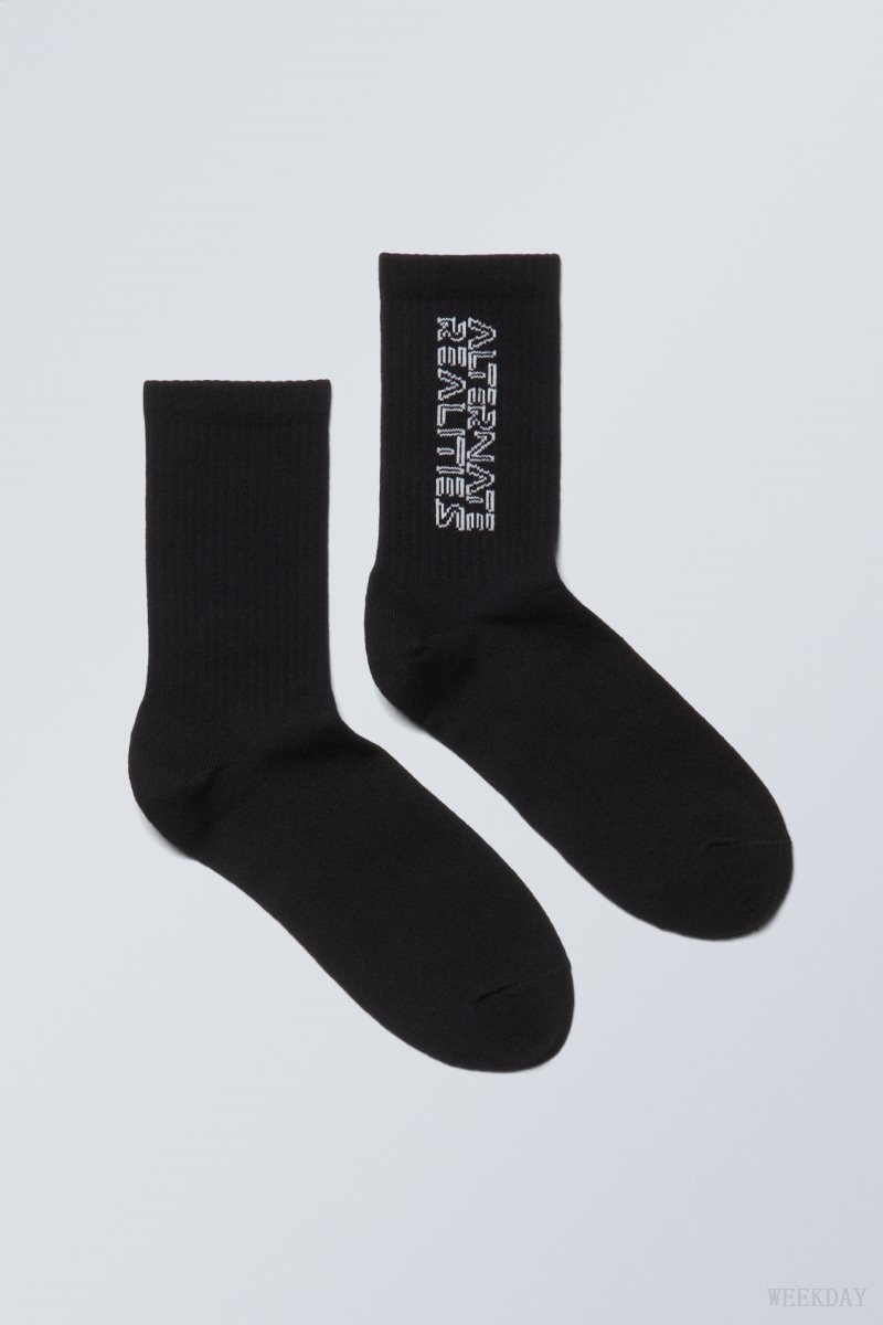 Weekday Sport Printed Socks Alternate Realities | WXVW4828